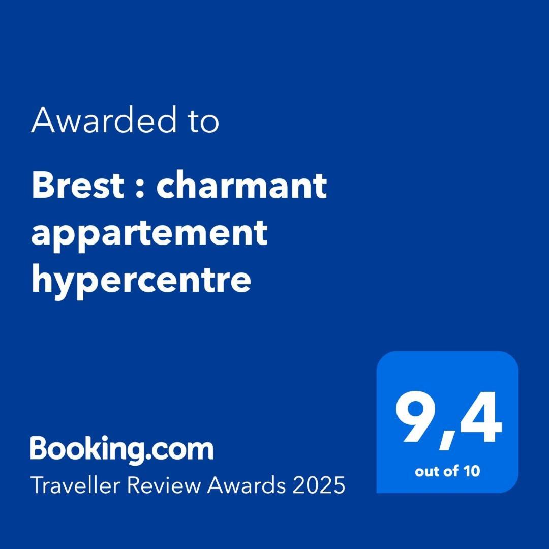 Brest : Charmant Appartement Hypercentre ภายนอก รูปภาพ